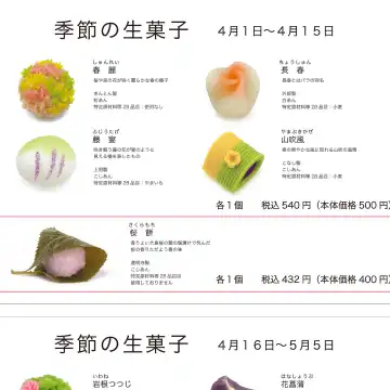 4月の生菓子の画像